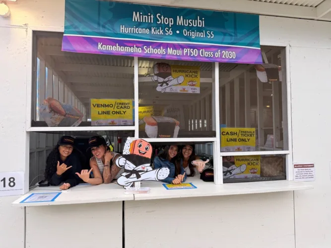 Kamehameha Schools Maui fundraiser generates more than $19,800 from musubi sales at fair